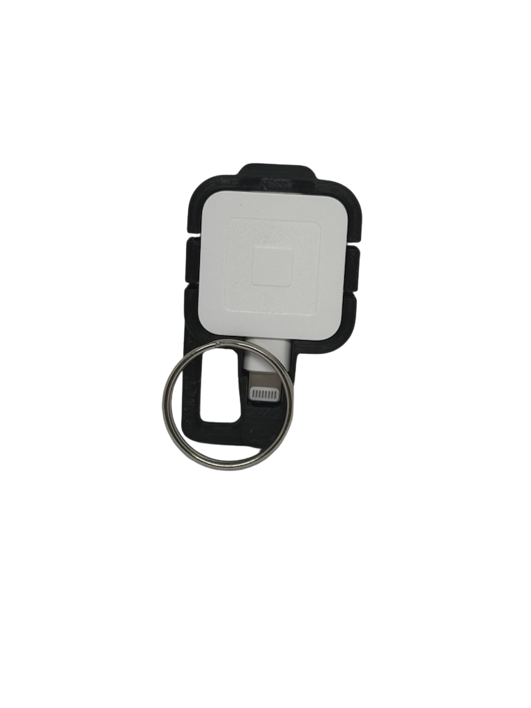 Keychain Case for Square Reader (Lightning Connector), Square Reader Magstripe Case Holder, Multiple Colors
