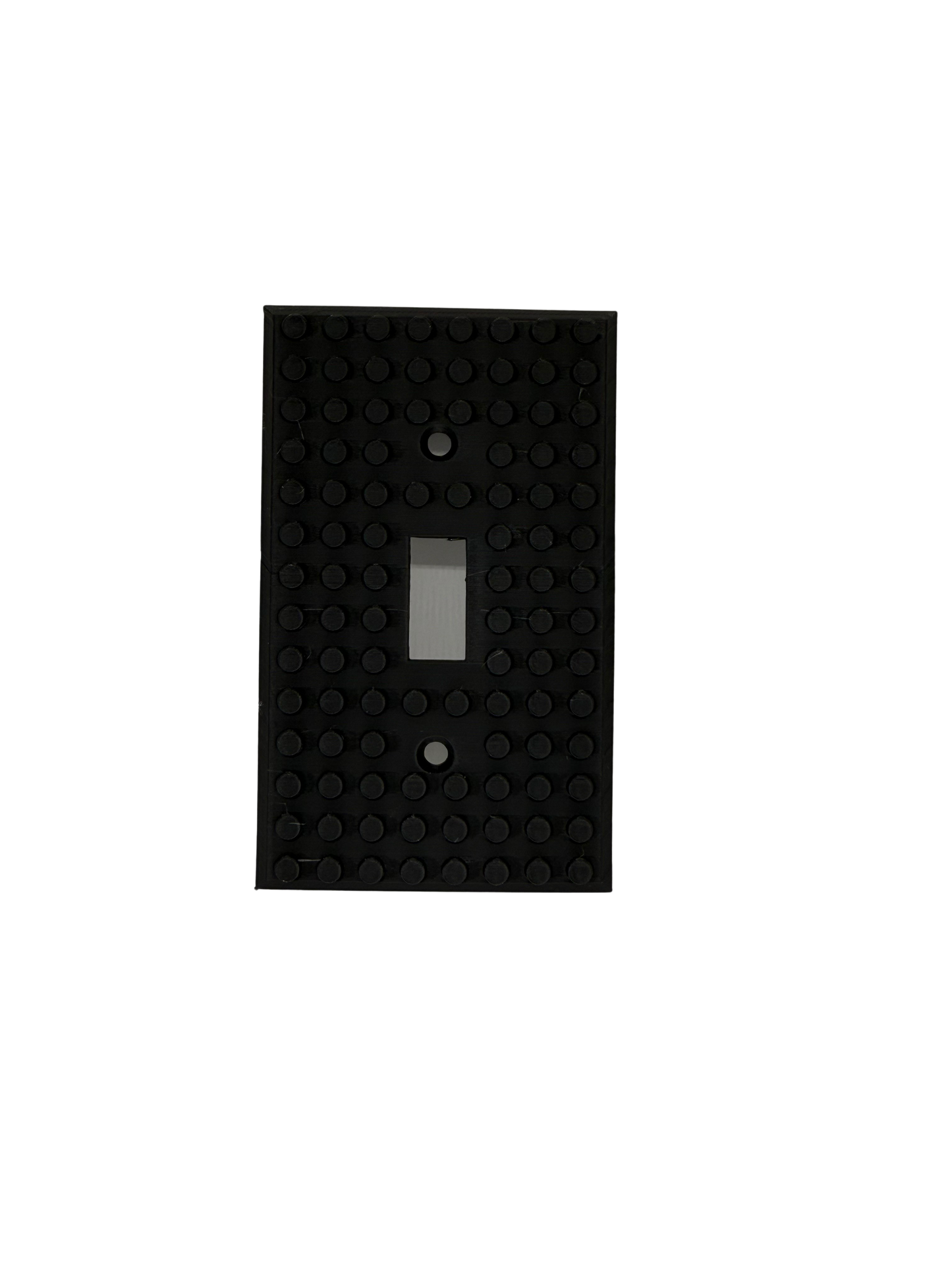 Brick Wall Plate, Single Toggle Light Switch Cover for Kids Bedroom, Game Room, 1-Gang