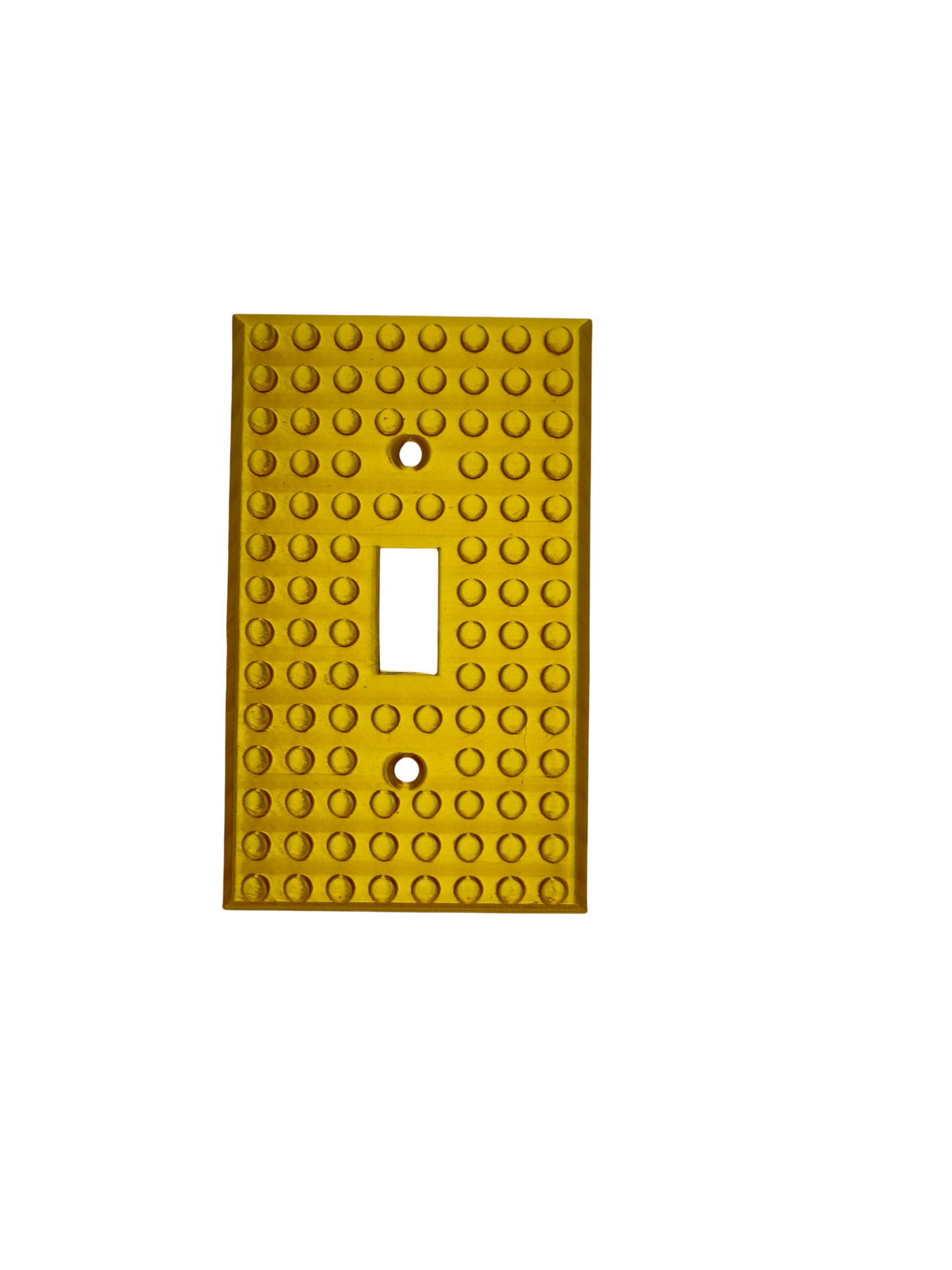 Brick Wall Plate, Single Toggle Light Switch Cover for Kids Bedroom, Game Room, 1-Gang