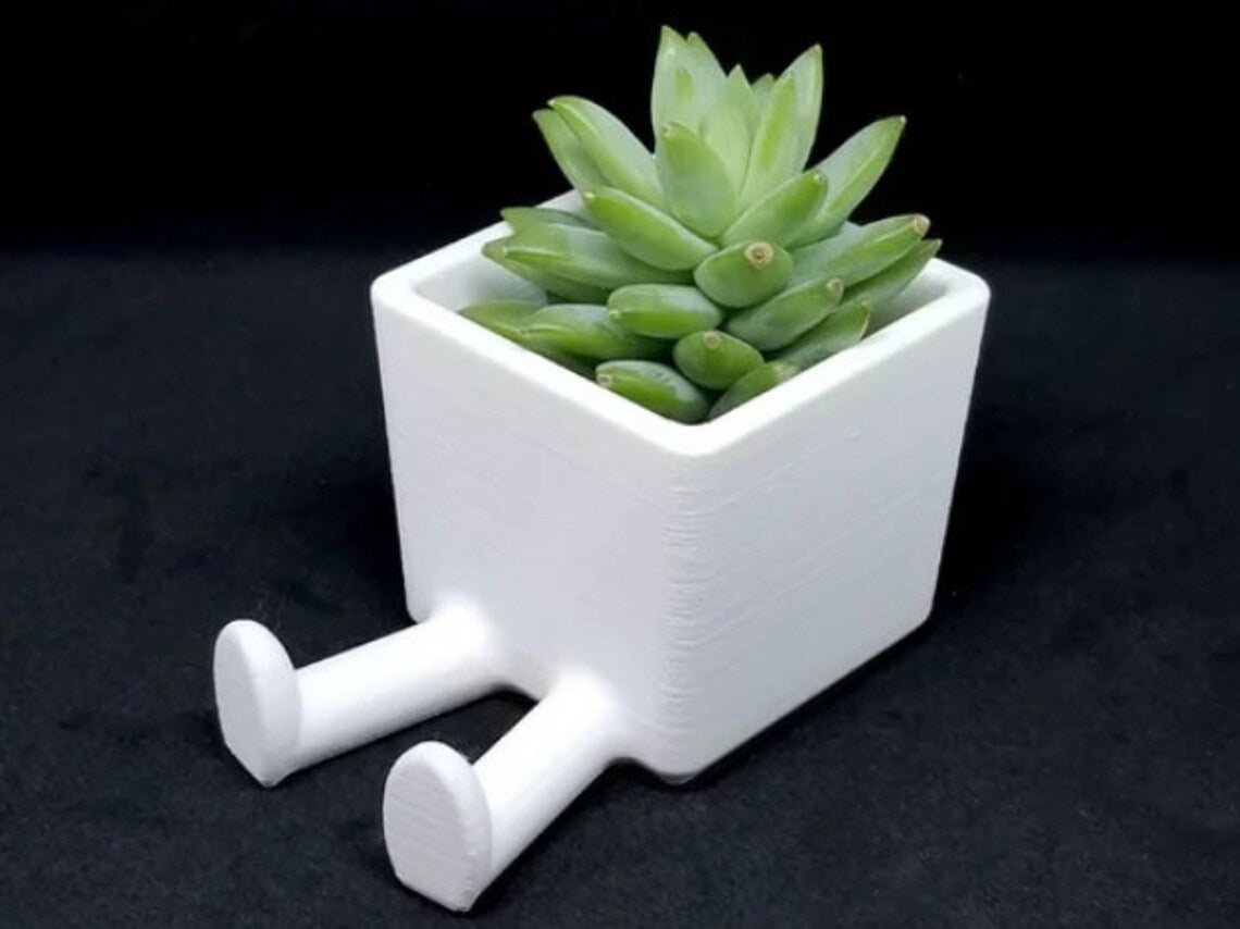 Succulent Planter Legged 3D Printed