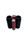 18650 Battery Holder, Travel Case (Holds 2 Batteries)