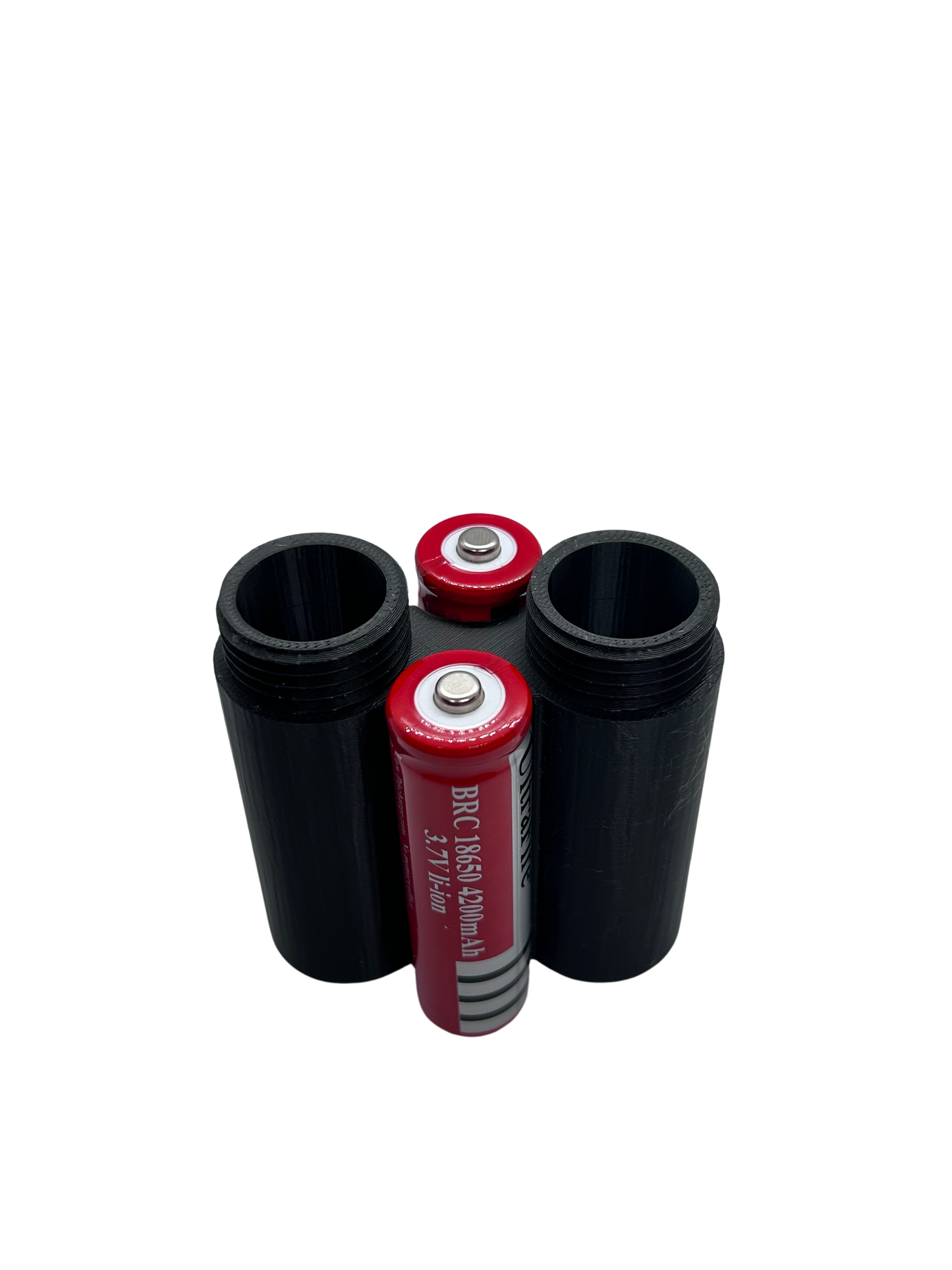 18650 Battery Holder, Travel Case (Holds 2 Batteries)