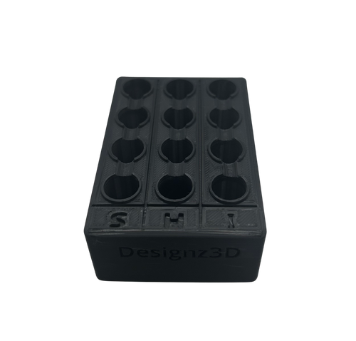 Rugged Desk Organizer for 510 Cartridge Holder (3-Column)