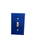 Brick Wall Plate, Single Toggle Light Switch Cover for Kids Bedroom, Game Room, 1-Gang