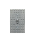 Brick Wall Plate, Single Toggle Light Switch Cover for Kids Bedroom, Game Room, 1-Gang