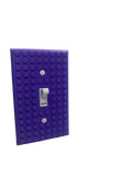 Brick Wall Plate, Single Toggle Light Switch Cover for Kids Bedroom, Game Room, 1-Gang