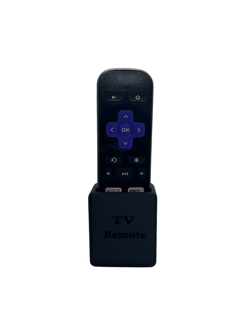 Remote Controller Wall Mount Holder for Roku, Short-Term Rentals, Home, Hole-Free