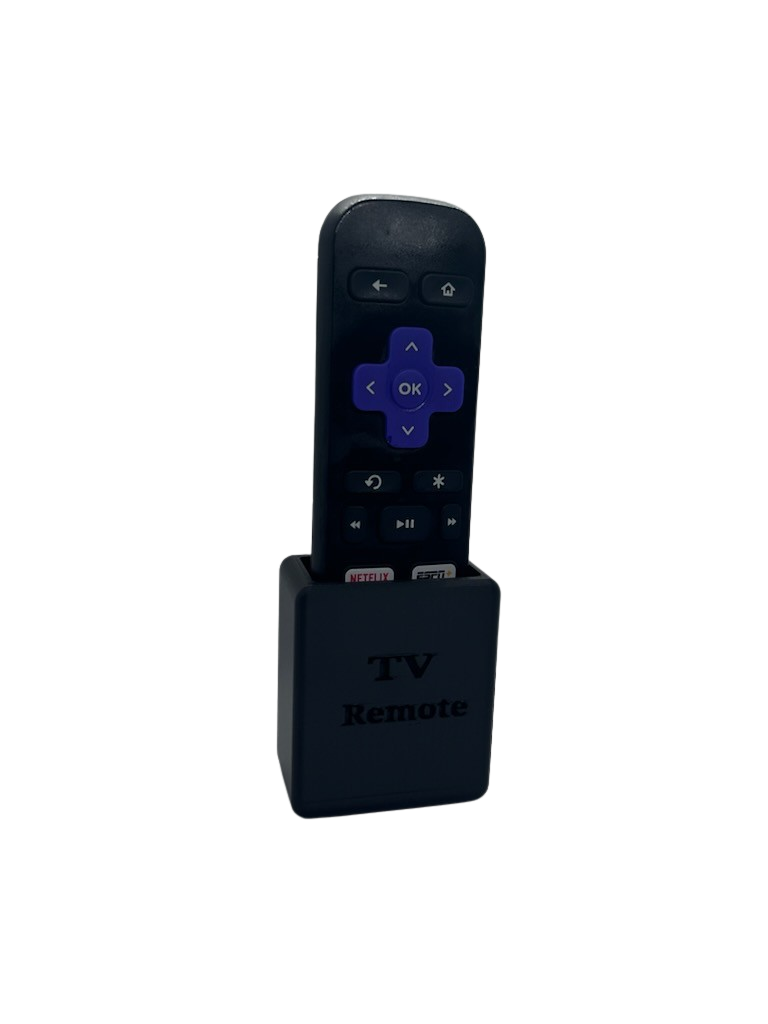 Remote Controller Wall Mount Holder for Roku, Short-Term Rentals, Home, Hole-Free