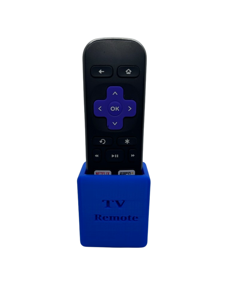 Remote Controller Wall Mount Holder for Roku, Short-Term Rentals, Home, Hole-Free