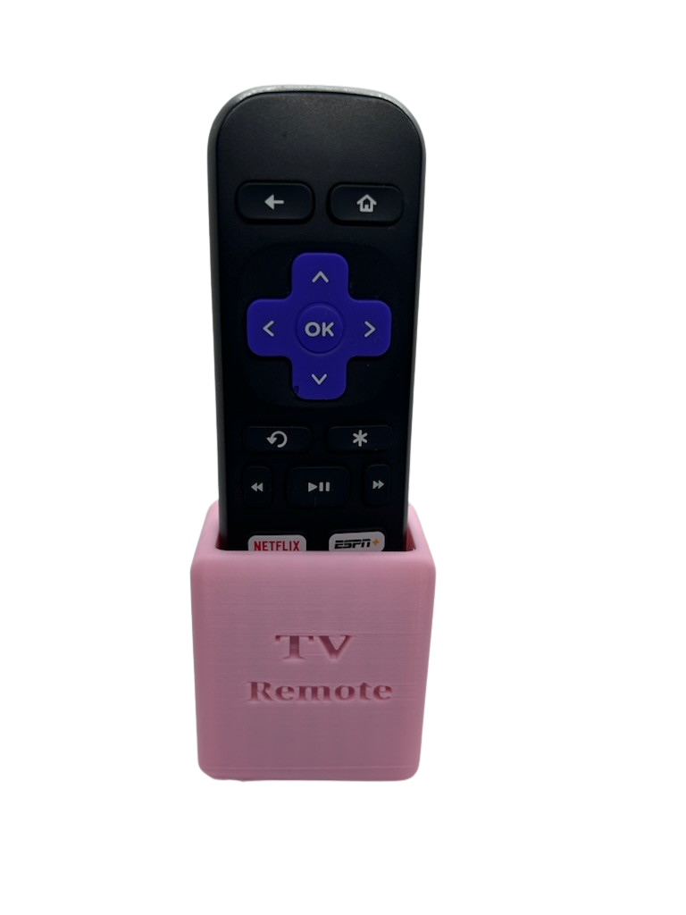 Remote Controller Wall Mount Holder for Roku, Short-Term Rentals, Home, Hole-Free