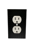 Brick Wall Plate, Electrical Outlet Cover for Kids Bedroom, Game Room, 1-Gang