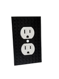 Brick Wall Plate, Electrical Outlet Cover for Kids Bedroom, Game Room, 1-Gang