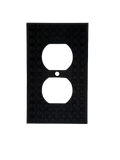 Brick Wall Plate, Electrical Outlet Cover for Kids Bedroom, Game Room, 1-Gang
