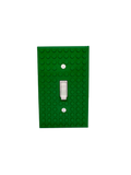 Brick Wall Plate, Single Toggle Light Switch Cover for Kids Bedroom, Game Room, 1-Gang