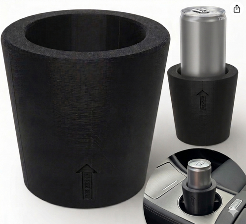 Slim Can Cup Holder Insert Adapter for Car & Truck, Fits 8.4oz & 12oz Skinny Cans, Wiggle-Free Design, Compatible with Skinny Energy Drinks